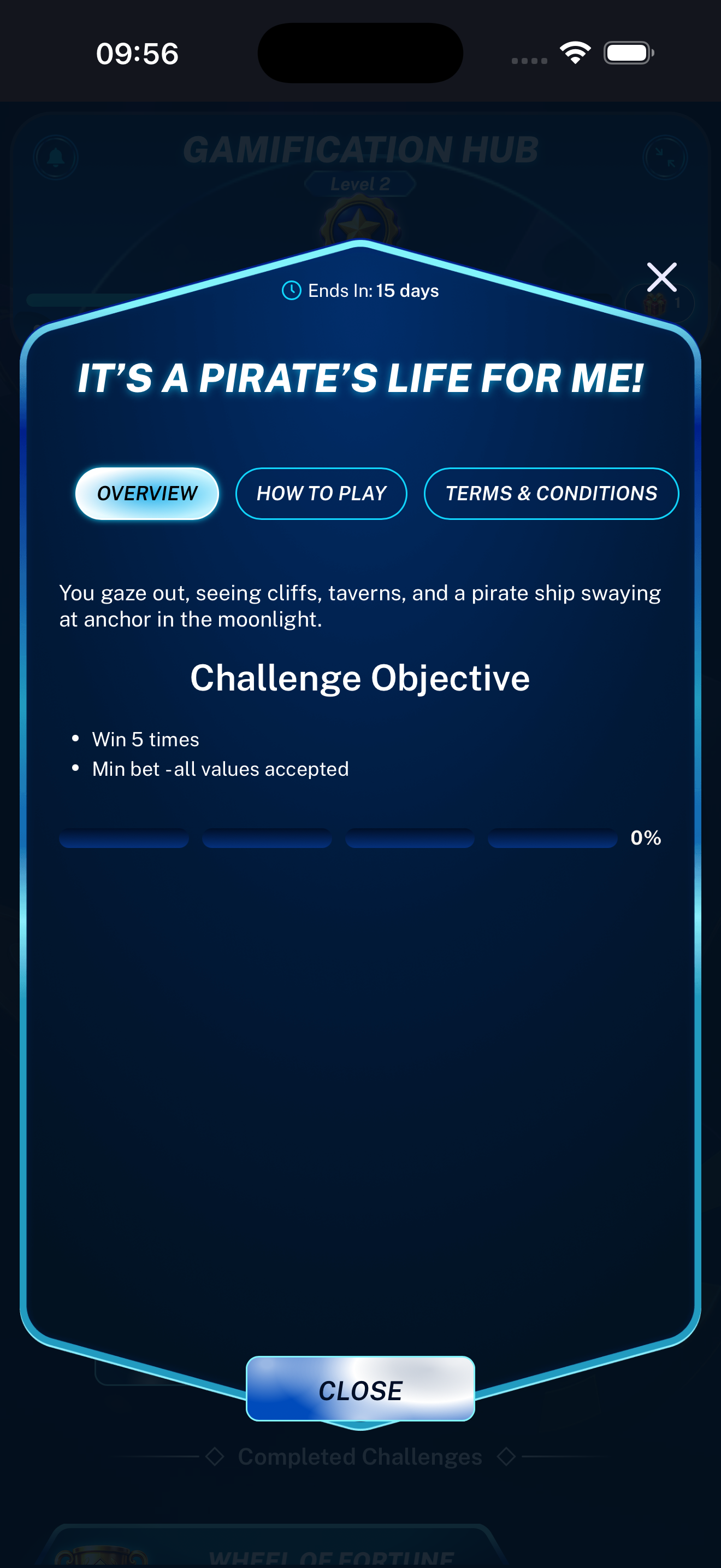 Adventure Challenge preview displayed on a mobile phone